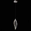 Picture of 614lm Meridian Etched Acrylic Brushed Nickel Integrated LED 1 Head Pendant