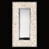 Foto para 817lm Crushed Ice Clear Glass With Crystals Gems Chrome Integrated LED cool white LED 1 (light) Rectangular Sconce
