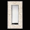 Picture of 817lm Crushed Ice Clear Glass With Crystals Gems Chrome Integrated LED cool white LED 1 (light) Rectangular Sconce