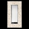 Picture of 817lm Crushed Ice Clear Glass With Crystals Gems Chrome Integrated LED warm white LED 1 (light) Rectangular Sconce