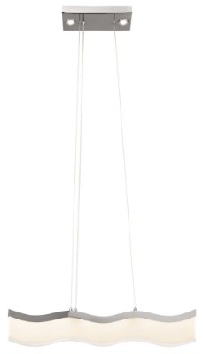 Mostrar detalles para 1038lm Ramay Etched And Clear Acrylic Chrome Integrated LED 31 inch + 2 Recessed Island Pendant Imagen de 1038lm Ramay Etched And Clear Acrylic Chrome Integrated LED 31 inch + 2 Recessed Island Pendant