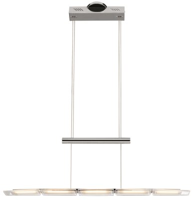 Mostrar detalles para 1211lm Kupa Etched Glass With Clear Edge Chrome Integrated LED 40 inch Island Pendant Imagen de 1211lm Kupa Etched Glass With Clear Edge Chrome Integrated LED 40 inch Island Pendant