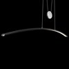 Foto para 741lm Sava Acrylic Black & Chrome Integrated LED 40 inch Island Pendant