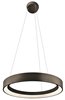 Picture of 1040lm Fornello Sand Textured Black Integrated LED 1 ring (light) pendant