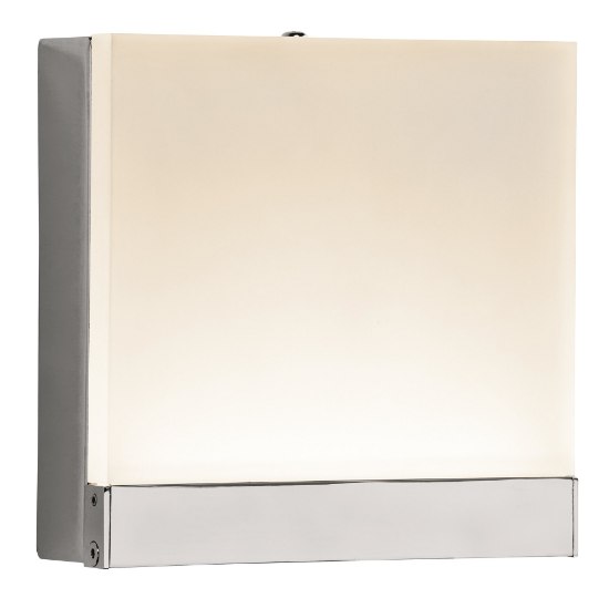 Foto para 190lm Colson Etched Acrylic Chrome Integrated LED sconce
