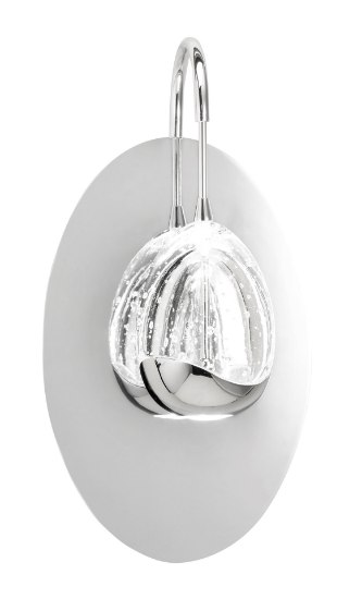 Picture of 247lm Lavinia K9 Bubble Crystal With Faceted Edge Chrome Integrated LED Sconce