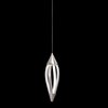 Picture of 223lm Meridian Etched Acrylic Brushed Nickel Integrated LED Mini Pendant