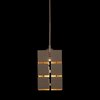 Picture of 136lm Emnist Olde Bronze (Gold Inner Frame) Integrated LED 1LT LED  Mini Pendant