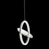 Foto para 239lm Oliv Clear Beveled Glass Chrome Integrated LED Pendant