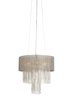 Picture of 40w Elauna Brushed Nickel G9 Large Drum Pendant