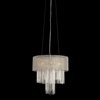 Foto para 40w Elauna Brushed Nickel G9 Large Drum Pendant