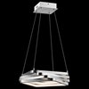 Foto para 728lm Kyrzo Etched Acrylic Satin Aluminum Integrated LED Pendant