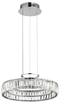 Mostrar detalles para 1277lm Annette Clear Crystal Chrome Integrated LED Small Crystal Pendant Imagen de 1277lm Annette Clear Crystal Chrome Integrated LED Small Crystal Pendant