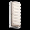 Picture of 1094lm Minse Ivory-White Acrylic Chrome Integrated LED Sconce