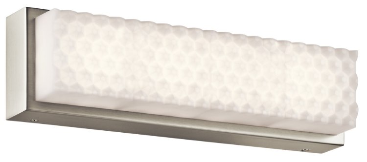 Picture of 1536lm Merco Ivory-White Acrylic Brushed Nickel Integrated LED Vanity