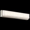 Foto para 2000lm Merco Ivory-White Acrylic Brushed Nickel Integrated LED Vanity