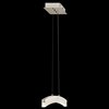 Picture of 948lm Valencia Matte White Acrylic Brushed Nickel Integrated LED Linear LED Pendant