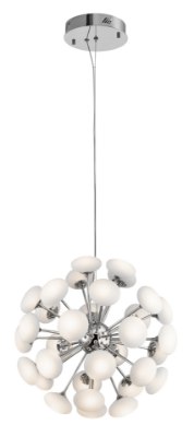 Mostrar detalles para 1852lm Kotton Acid White Chrome Integrated LED Pendant Imagen de 1852lm Kotton Acid White Chrome Integrated LED Pendant
