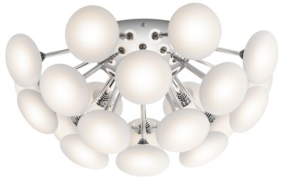 Mostrar detalles para 1469lm Kotton Acid White Chrome Integrated LED Flush Mount Imagen de 1469lm Kotton Acid White Chrome Integrated LED Flush Mount