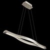Picture of 1197lm Nya Etched Acrylic Satin Nickel Integrated LED 48" Linear Pendant