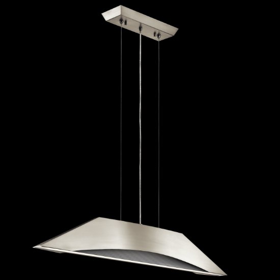 Foto para 2055lm Pandim Brushed Nickel Integrated LED 48.25" Linear Pendant