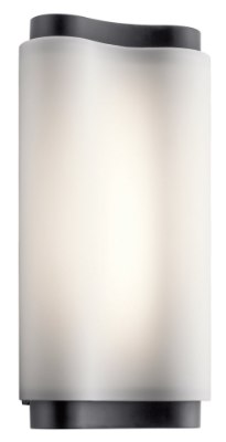 Mostrar detalles para 1222lm Kaz Etched Opal Glass Bronze Integrated LED Sconce Imagen de 1222lm Kaz Etched Opal Glass Bronze Integrated LED Sconce