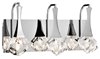 Picture of 946lm Rockne Clear K9 Crystal Chrome Integrated LED 3 light vanity