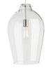 Picture of 3.5w 250lm 22K Prescott Satin Nickel LED Clear Squirrel Cage Pendant