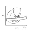 Picture of 120w (2 x 60) Sydney G9 G9 Halogen Dry Location Oil Rubbed Bronze Opal Wall Vanity Fixture (OA HT 7.5)