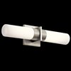 Picture of 24w 933lm Hawn Etched Opal Glass Brushed Nickel Integrated LED Sconce