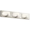 Foto para 30w 1237lm Bethwin Etched Opal Glass Brushed Nickel Integrated LED Vanity