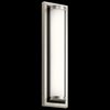 Picture of 25w 1185lm Sandro Screen White Bent Glass NI with Black Accent Integrated LED Vanity