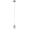 Foto para 7w 449lm Kiss Changed To Cubic Zirconia 8/32 Brushed Nickel Integrated LED Pendant