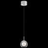 Foto para 6w 608lm Outer Glass - Clear, Inner Glass Cubic Zirconia Chrome Integrated LED Pendant