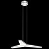 Picture of 37w 1195lm Viva White Acrylic Chrome Integrated LED Pendant