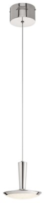 Mostrar detalles para 5w 364lm Karah Clear Cubic Zirconia Chip Chrome Integrated LED Pendant Imagen de 5w 364lm Karah Clear Cubic Zirconia Chip Chrome Integrated LED Pendant