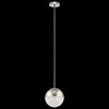 Picture of 17w 850lm Moonlit Clear Cubic Zirconia Chip Brushed Nickel Integrated LED Pendant