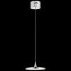 Picture of 17w 235lm Jeno White Acrylic Chrome Integrated LED Pendant