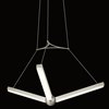 Picture of 14w 1315lm Enterprise Acrylic Brushed Nickel Integrated LED Pendant