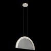 Foto para 24w 803lm Slice Light  Guide Brushed Nickel Integrated LED Pendant