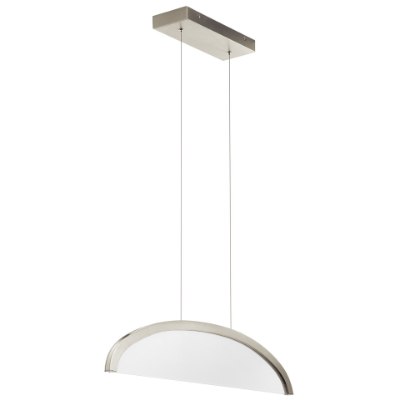 Mostrar detalles para 33w 1135lm Slice Light  Guide Brushed Nickel Integrated LED Linear  Pendant Imagen de 33w 1135lm Slice Light  Guide Brushed Nickel Integrated LED Linear  Pendant