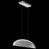 Picture of 33w 1135lm Slice Light  Guide Brushed Nickel Integrated LED Linear  Pendant