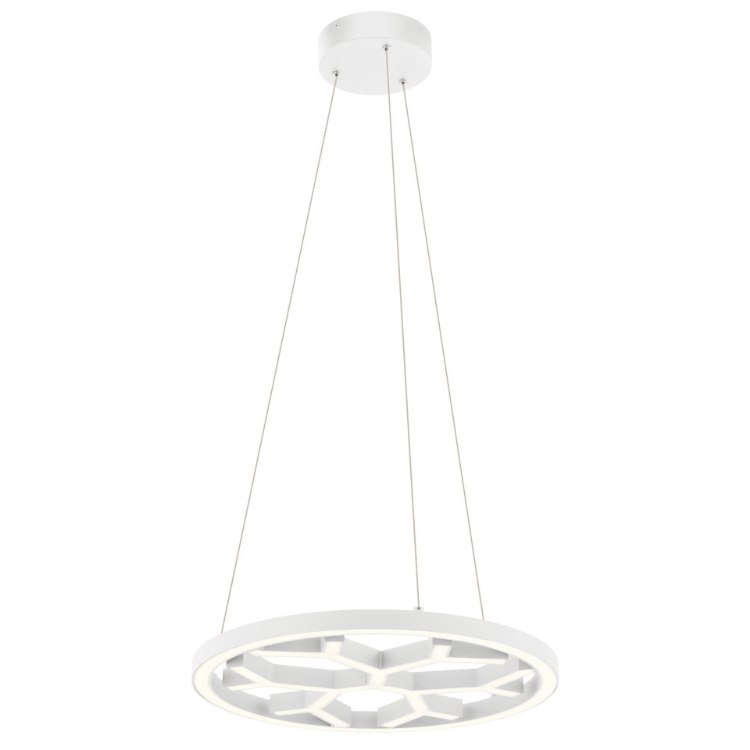 Picture of 1174lm Snowflake White Textured White Integrated LED Pendant