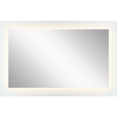 Mostrar detalles para 29w Mirror With 3" Frosted Edge On 4 Sides MR Integrated LED Backlit Mirror Imagen de 29w Mirror With 3" Frosted Edge On 4 Sides MR Integrated LED Backlit Mirror
