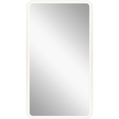 Mostrar detalles para 25w Mirror With 3" Frosted Edge On 4 Sides MR Integrated LED Backlit Mirror Imagen de 25w Mirror With 3" Frosted Edge On 4 Sides MR Integrated LED Backlit Mirror