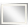 Foto para 21w Mirror With 3" Frosted Edge On 4 Sides MR Integrated LED Backlit Mirror