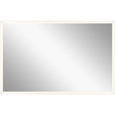 Mostrar detalles para 30w Mirror With 3" Frosted Edge On 4 Sides MR Integrated LED Backlit Mirror Imagen de 30w Mirror With 3" Frosted Edge On 4 Sides MR Integrated LED Backlit Mirror