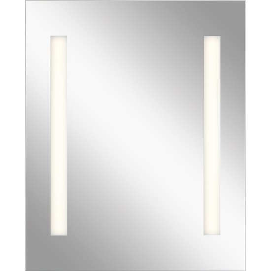 Foto para 33w Mirror With 3" Frosted Strips On 2 Sides MR Integrated LED Backlit Mirror w/ Soundbar