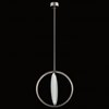 Picture of 17w 653lm Core Clear White Brushed Nickel Integrated LED Pendant