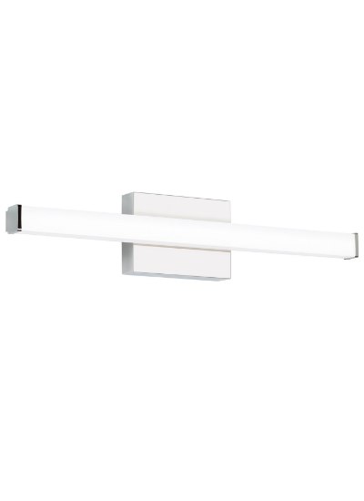 Picture of 23.3w 1676lm Lufe 27k Acrylic Satin Nickel 90cri Lufe Square 24 Bath OY sn LED927